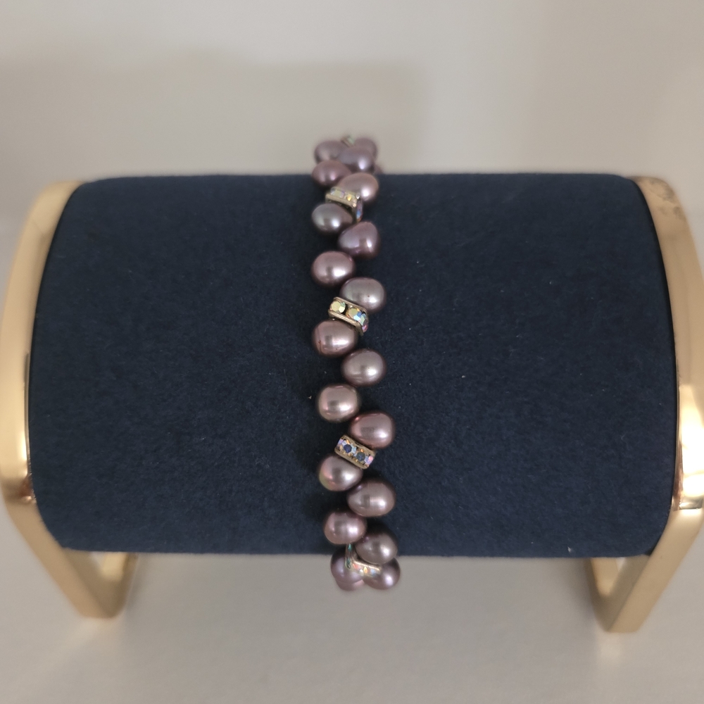 Elegant Swarovski Pearl Bracelet